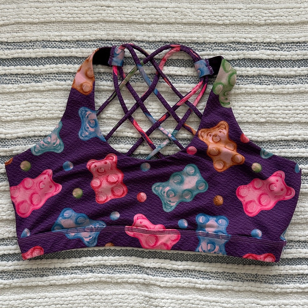 Constantly Varied Gear Multicolor Gummy Bear Sports Bra